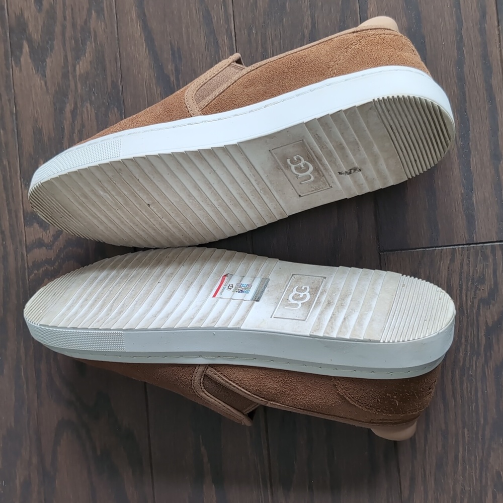 UGG Camel Slip On Sneakers Size 7 - Picture 9 of 11